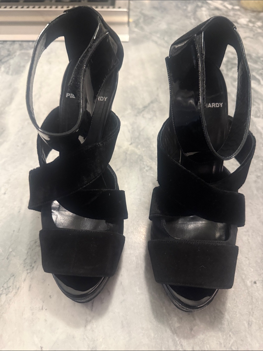 Pierre Hardy black platforms -9
Fits like an 8